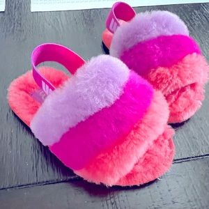 UGG FLUFF YEAH SLIDE MULTI COLORED